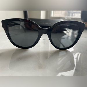 Chanel - Butterfly sunglasses with white “Chanel” spelled across top